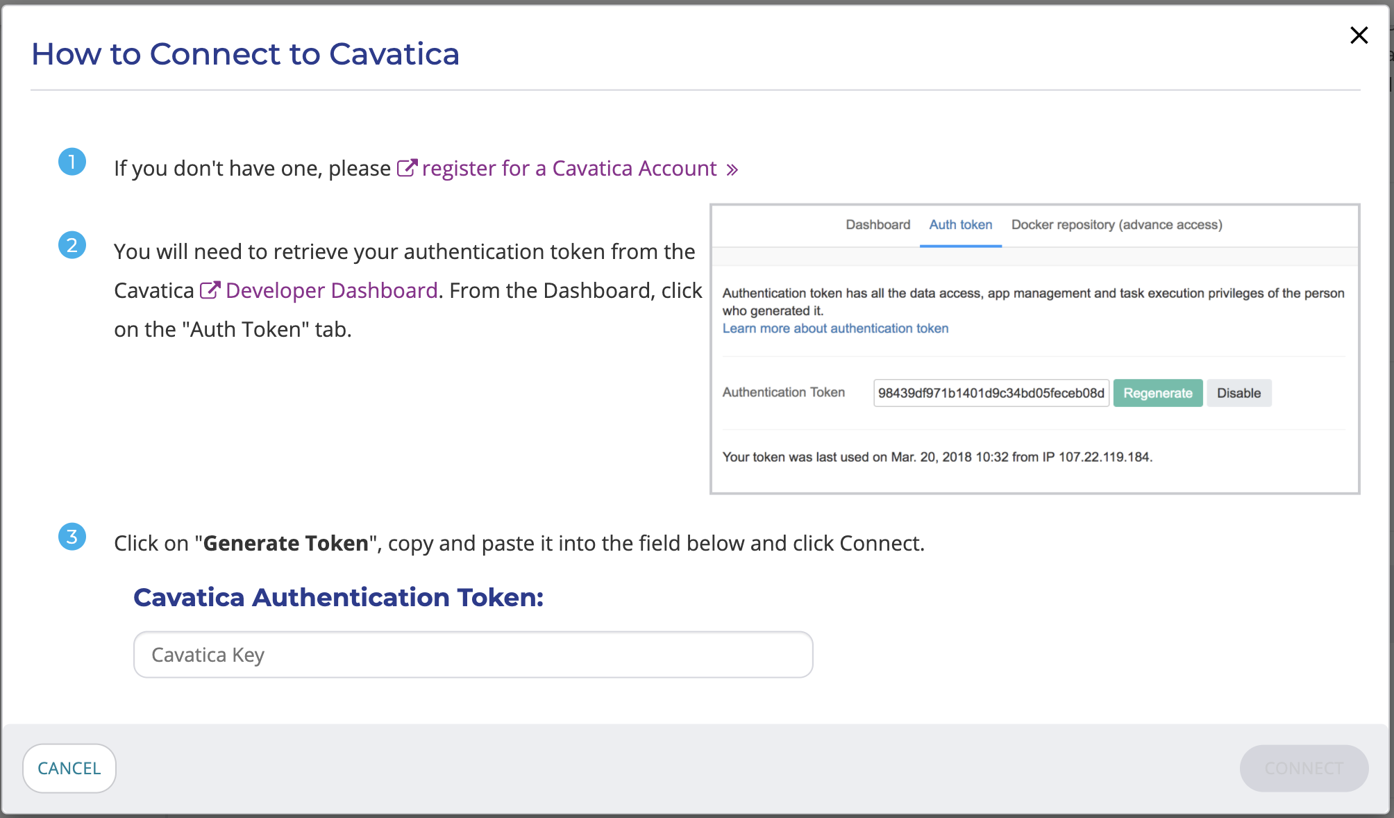 How to Connect to Cavatica